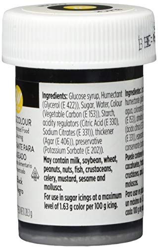 Wilton Colorante Alimenticio para Glaseado en Pasta, 28.3g, Color Negro, 04-0-0037