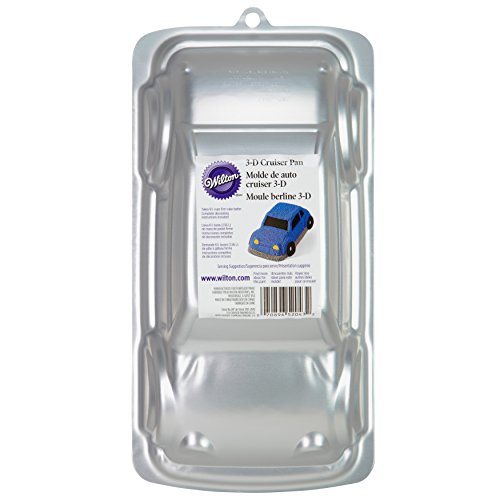 Wilton Molde para Hornear en 3D, Figura Coche, Centimeters