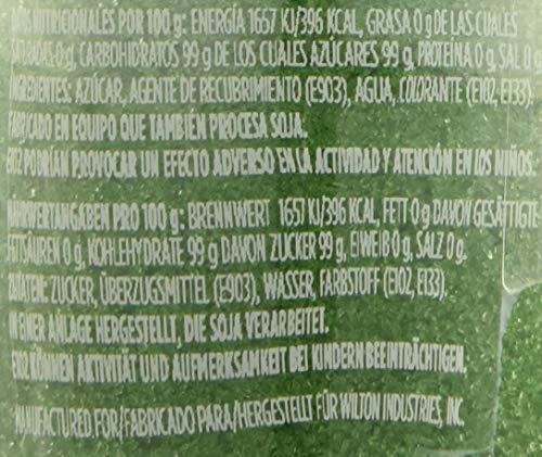 Wilton, Sanding Sugar Verde - 70 gr.