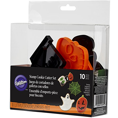 Wilton Set de cortantes de Galletas diseño de Halloween, Multicolor, 10 Piezas