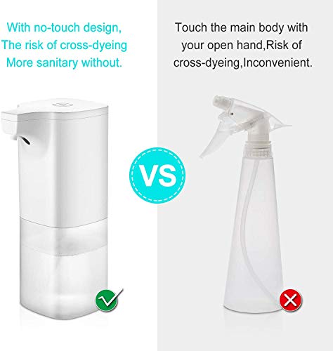 Wimaha Pulverizador de Alcohol Pulverizador automático de desinfección por inducción Dispensador de Spray de Niebla sin Contacto automático para público y hogar 350ML
