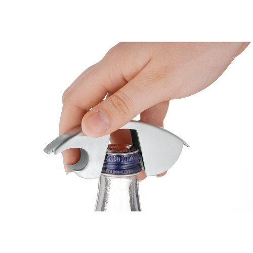 WMF Clever & More Abridor/Descapsulador, Acero Inoxidable Mate