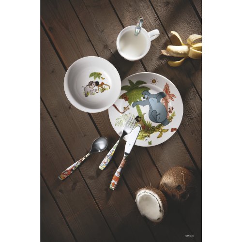 WMF Disney El Libro de la Selva - Plato para niños de porcelana, Ø19cm (WMF Kids infantil)