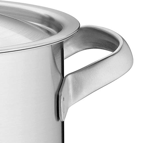 WMF Gourmet Plus-Batería de Cocina, Cromargan Acero Inoxidable, 5 Piezas, 3 olla pequeñas
