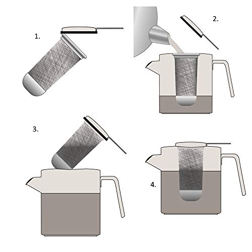 WMF Kult Juego de té con Calentador, Acero Inoxidable Mate
