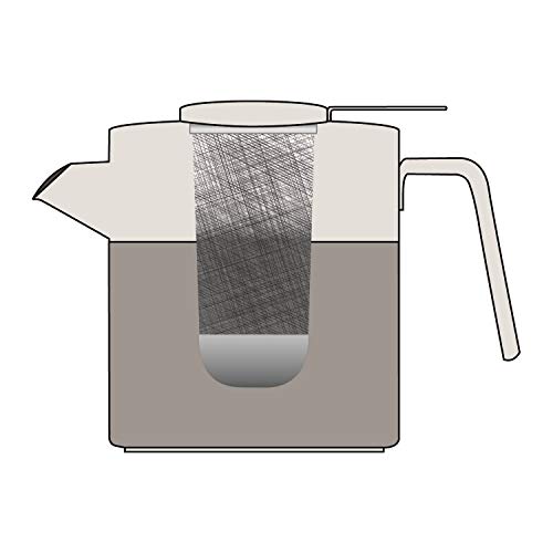 WMF Kult Juego de té con Calentador, Acero Inoxidable Mate