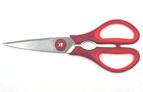WMF Touch Tijeras de Cocina, Acero Inoxidable, Rojo, 21cm