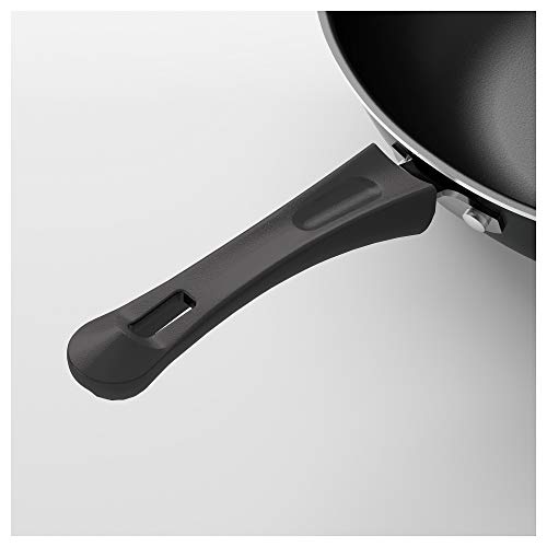 Wok Black - Wok (altura 12 cm, diámetro 33 cm), color negro
