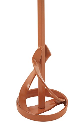 Wolfcraft 1704099 1704099-1 Mezclador de Pintura y morteros 6-12 kg, Granel, Ø 60 x 400 mm