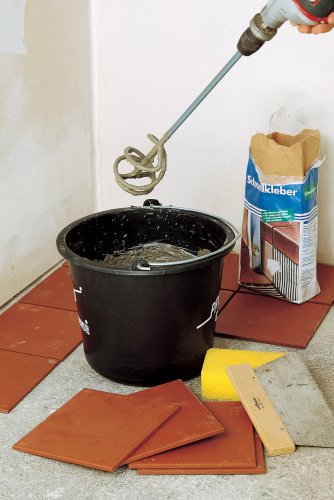 Wolfcraft 1708000 1708000-1 Mezclador de morteros y de Colas 5-10 kg, 85x400mm