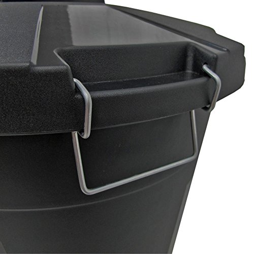 WOLFPACK LINEA PROFESIONAL Cubo Basura, Negro, 57x46x46 cm