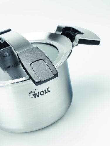 Woll Concept Pro - Cazuela (acero inoxidable, con tapa, 16 cm)