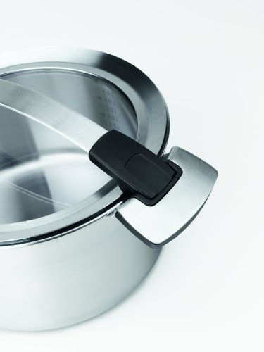 Woll Concept Pro - Cazuela (acero inoxidable, con tapa, 16 cm)