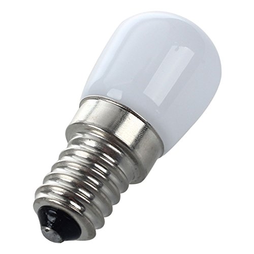 WOVELOT 1.5W Ses E14 2835 Smd Frigorífico Congelador Bombillas Led Lámpara Pigmeo 220V Color: Blanco Paquete: 1Pcs