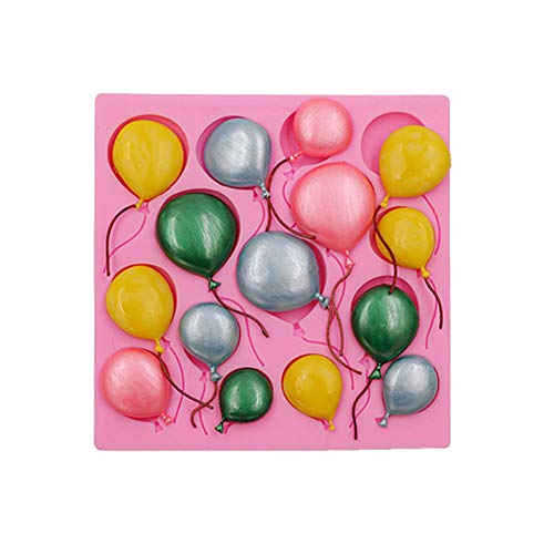 WQSD Globos Pastel de glucosa Moldes de Silicona Flexibles Hechos a Mano Artesanía de Chocolate Postres de Pasteles Moldes Decorativos Pasteles de Bricolaje Gadgets para Hornear