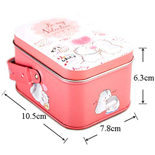 WTY Latas De Almacenamiento De La Torta Latas De Galletas Latas De Regalo De Galletas Decorativas Metalico Decorativo para Hold Cakes, Muffins Y Dulces,C