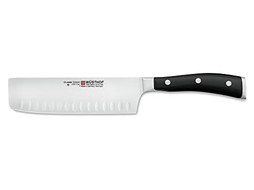 WÜSTHOF Nakiri 4187-7/17, Classic Ikon, Acero Inoxidable y plástico