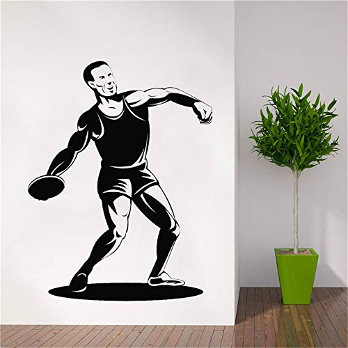 wZUN Etiqueta de la Pared removible Disco Competición Etiqueta de la Pared Dormitorio Sala de Estar Decoración del hogar Mural 63X82cm
