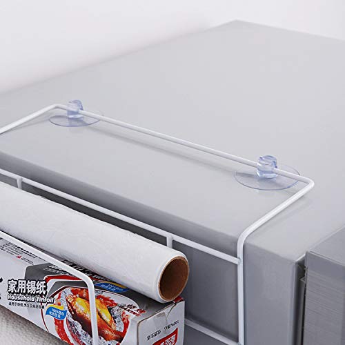 XCXDX Rejillas para Refrigerador Artículos para El Hogar De Pared Lateral Alacena De Cocina Estante De Almacenamiento De Especias Blanco Alambre De Metal