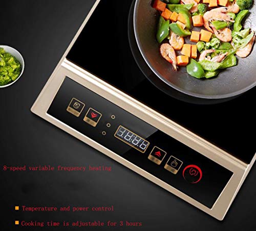XGHW Cocina de inducción Placa de inducción portátil Placa Caliente 3500w Estufa doméstica de Alta Potencia Hotel Comercial Estufa eléctrica Industrial Cocina de inducción