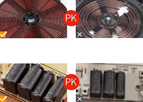 XGHW Cocina de inducción Placa de inducción portátil Placa Caliente 3500w Estufa doméstica de Alta Potencia Hotel Comercial Estufa eléctrica Industrial Cocina de inducción