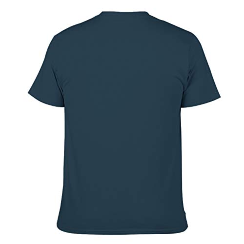 XHJQ88 Maya Veil - Camiseta de algodón para hombre, diseño de calavera Azul azul marino M