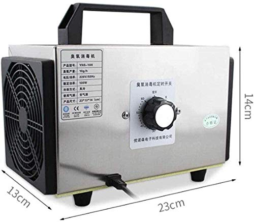 xiangyingOzonator Generador de ozono Máquina de Desodorante Comercial para ozono Purificador de Aire portátil móvil Adecuado para Interiores Oficina y Nave