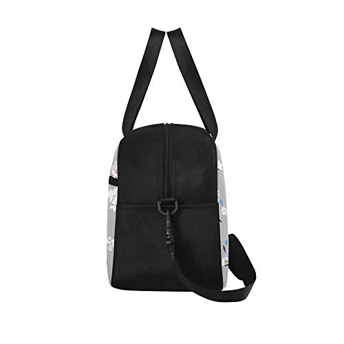 XiexHOME Bolsos de Mujer para la Venta Noble Romántica Primavera Blanca Peonía Yoga Bolsos de Gimnasio Bolsos de Deporte Bolsos de Lona Bolsa de Zapatos para Equipaje Deportivo Mujeres al Aire Libre