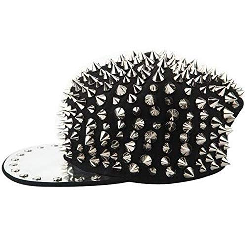 Xinlie Tachuelas con pinchos plateado Cono picos Screwback remaches tachuelas Metal Bullet Stud Spike Punk Cinturón Bolsa Leathercraft Clothes Cone Rivet Cone Spikes Screwback Studs7 × 10mm(100Pieces)