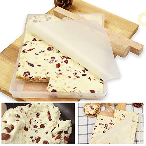Xkfgcm Molde Turron De Chocolate 5 Piezas / 1 Juego Set de Turrón Antiroturas Proteínas y Barra de Energía Bandeja para Cubitos de Hielo Molde para Dulces Molde de Cocina para Donas y Chocolate