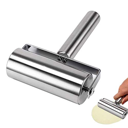 XMYNB Rodillos de amasar Rollo De Rodillo La Masa De Pizza Bastón De Dulce De Azúcar Mango De Acero Cocina De Los Accesorios De Cocina Rodillo De Mecanizado,Vs