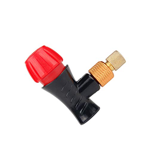 xuew Bicicletas neumático del neumático de la Bici Adaptador Bomba Cabeza Presta válvula Schrader Compatible para Bicicletas de Carretera de montaña Baloncesto Fútbol