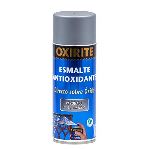 Xylazel - Esmalte metal oxirite spray pavonado 400ml gris