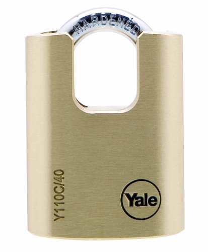 Yale Y110C/40/119/1 Candado de Seguridad Con Arco Cerrado, 40 mm
