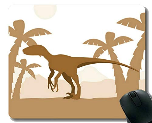 Yanteng Alfombrilla de ratón Personalizada, Dinosaurio Gigante Oficina de Dinosaurio Alfombrilla de ratón