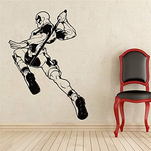 yaonuli Adhesivos de Pared Hero vinilos Adhesivos Adhesivos de Pared Etiqueta Impermeable extraíble 87X121cm