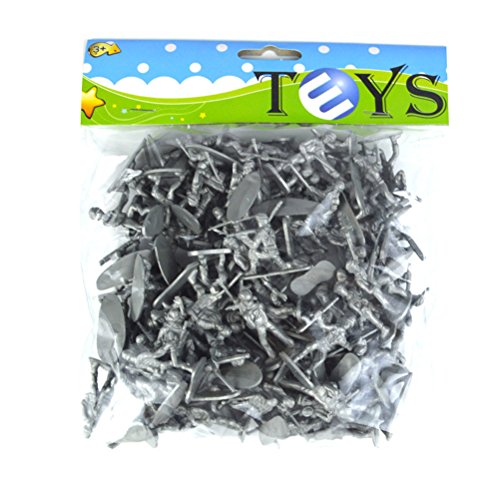 YeahiBaby Figuras de Soldados de Plástico Modelo Estático para Niños 100 Piezas (Color al Azar)