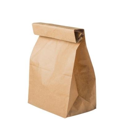 Yearol K02 50 bolsas papel kraft marrón. 28*18*11 Para bocadillos, sandwich, merienda, palomitas, croissant, churros, chuches, regalo, alimentos, panadería, bollería, manualidades, cumpleaños, fiestas