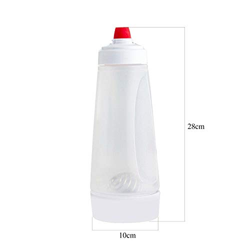 YETE - Dispensador de masa de panqueques de mano, 1000 ml, para magdalenas, tortitas y crepes, fácil de medir, fácil limpieza, amplia apertura, resistente al calor