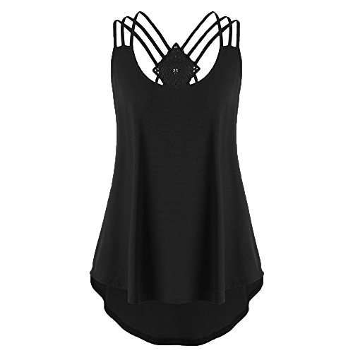YIHANK 2019 Verano Señoras Vendajes Sin Mangas Chaleco Superior Alto Bajo Tank Top Notas Tirantes Tops