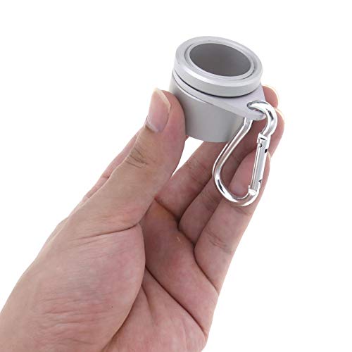 YINETTECH Anillos giratorios de Aluminio con mosquetón de Metal para mástil de Bandera de 0.75 – 1 Pulgadas de diámetro