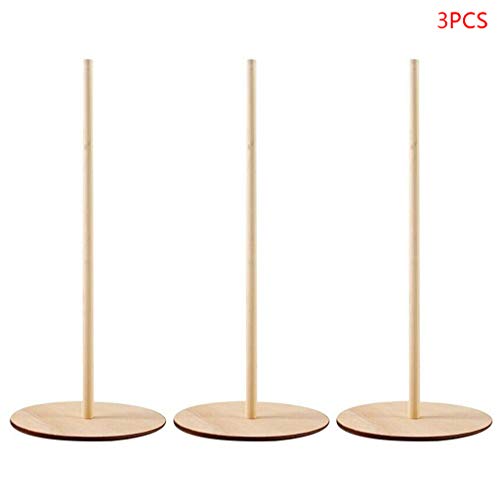 Yintiod - Soporte de pared de madera para postres o fiestas de cumpleaños infantiles, decoración de boda