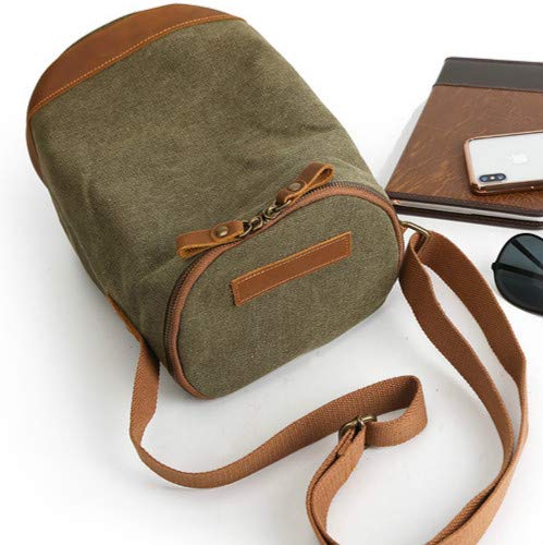 yitao bolsa de mensajero Nuevo Bolso Para Hombre Bolso De Lona Bolso De Mensajero Para Hombre Bolso De Lona De Cuero Bolso Cilíndrico De Tela Bolso De Hombro