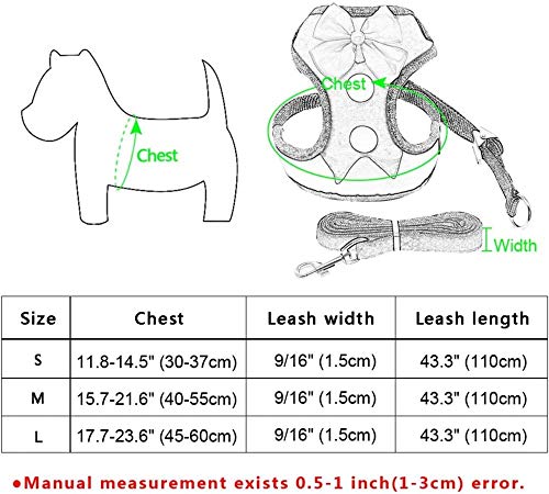 YPSMLYY Correa De Pecho para Mascotas Vestido De Noche con Personalidad De Moda En El Pecho Espalda Chaleco De Esmoquin para Perros Y Gatos Pequeños Conjunto De Correa para Caminar,Black-L