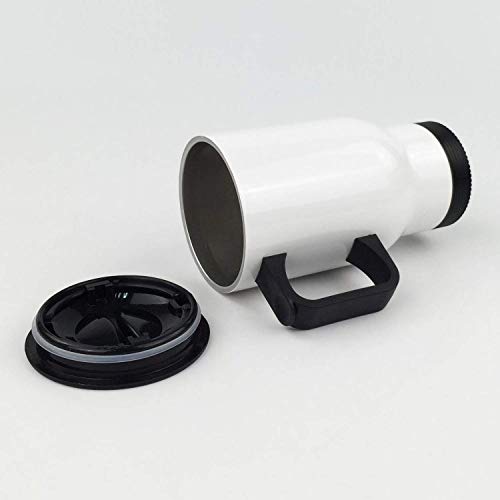 Yuanmeiju NY Terror Dogs 14 Oz Stainl Tumbler Double Wall Vacuum Taza de café with Splash Proof Lid for Hot & Cold Drinks