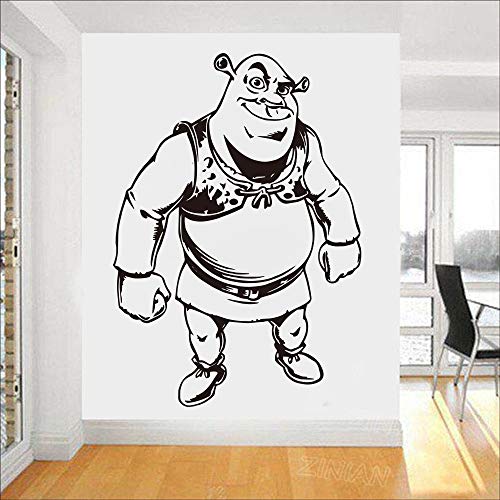 YuanMinglu Pegatinas de Pared de Moda Superior Pegatinas de Pared para habitación de niños decoración del hogar Dibujos Animados Negro 58 X 40CM