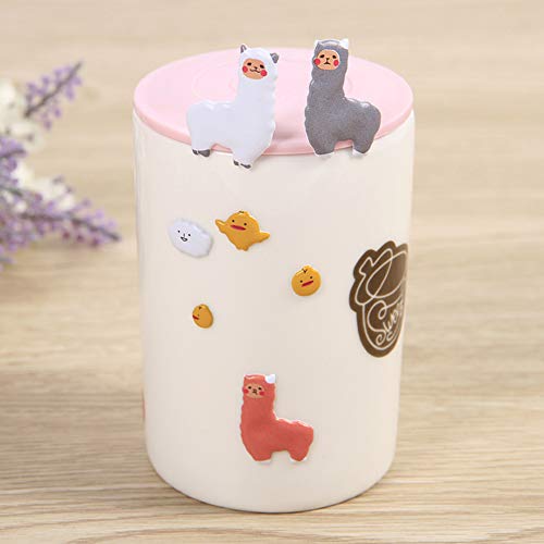 Yuccer Pegatinas 3D Pegatinas en Relieve Infantiles Pegatinas Creativas 3D Incluyendo Amor, Letras, Animales y así, 15 Hojas (15 Hojas)