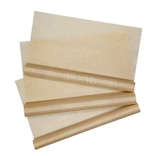 Yuhtech Papel de Horno, 3 Piezas 40 x 30cm Esterilla para Horno Reutilizable láminas para Hornear Papel para Horno Antiadherente