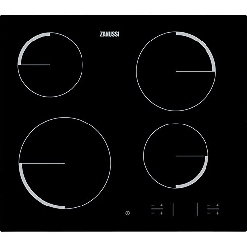 Zanussi ZEV 6340 FBA - Placa Vitrocerámica Zev6340Fba Con 4 Zonas Hi-Light