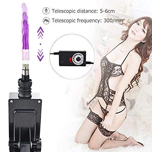 Zeezm Lovely y Kawaii Adulto Máquina automática, Adulto Juguete de la máquina retráctil Ajustable eléctrico de Gran Alcance Ajustable Ligero